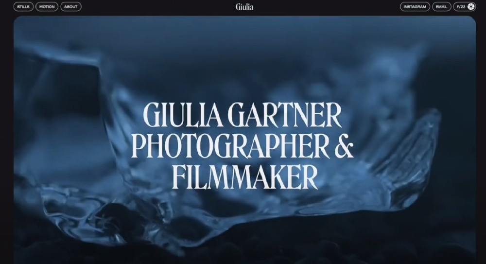 GIULIA GARTNER摄影师个人网站